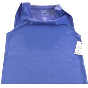 Croft & Barrow Classic Tank Periwinkle Blue NWT Size X-Small